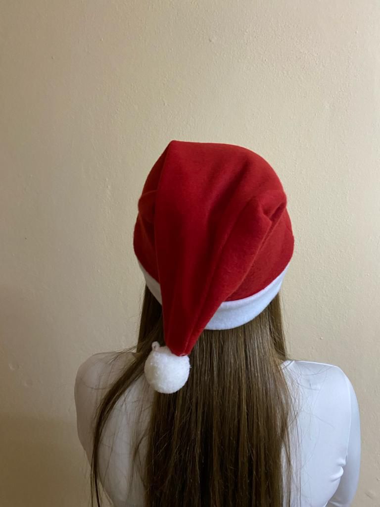 Yeniyıl Kırmızı Polar Yılbaşı Noel Baba Şapkası - Parti Şapka Yeniyıl Kırmızı Polar Yılbaşı Noel Baba Şapkası - Parti Şapka